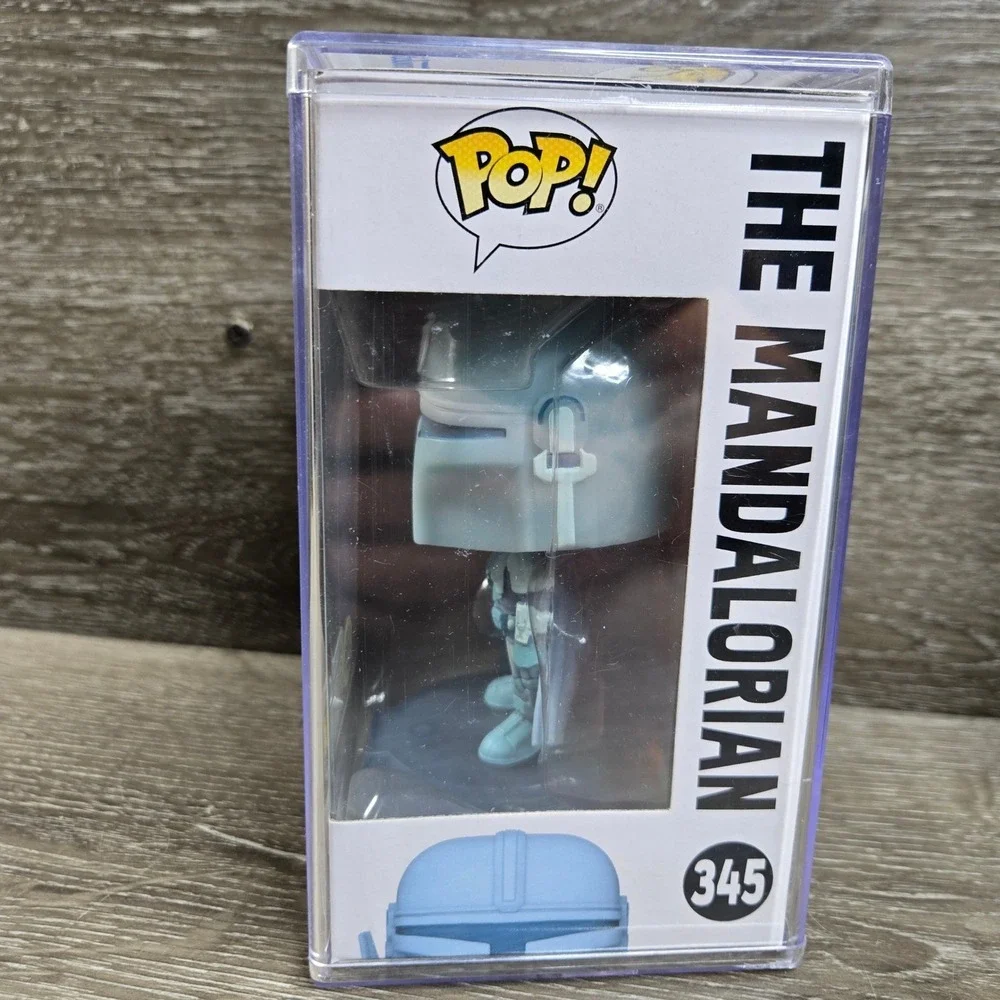Funko Pop! Star Wars Lot - Yoda + Mandalorian- Glow Walgreens + EE Exclusive 2